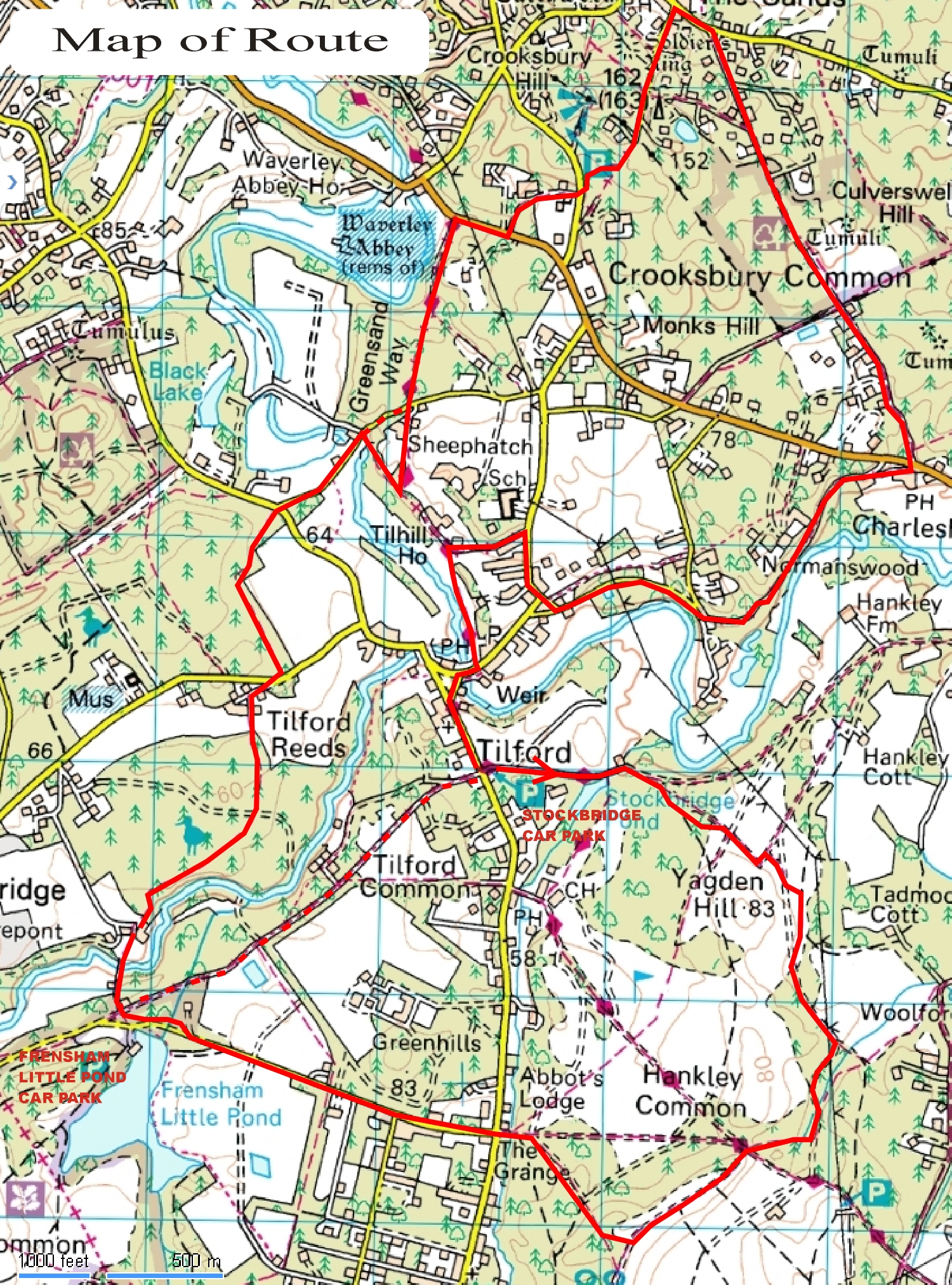 Bourne Woods Farnham Map Mtb Rides Surrey Hampshire Border